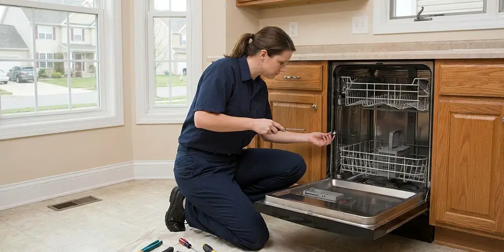 Dishwasher Latch Replacement in Agawam, MA