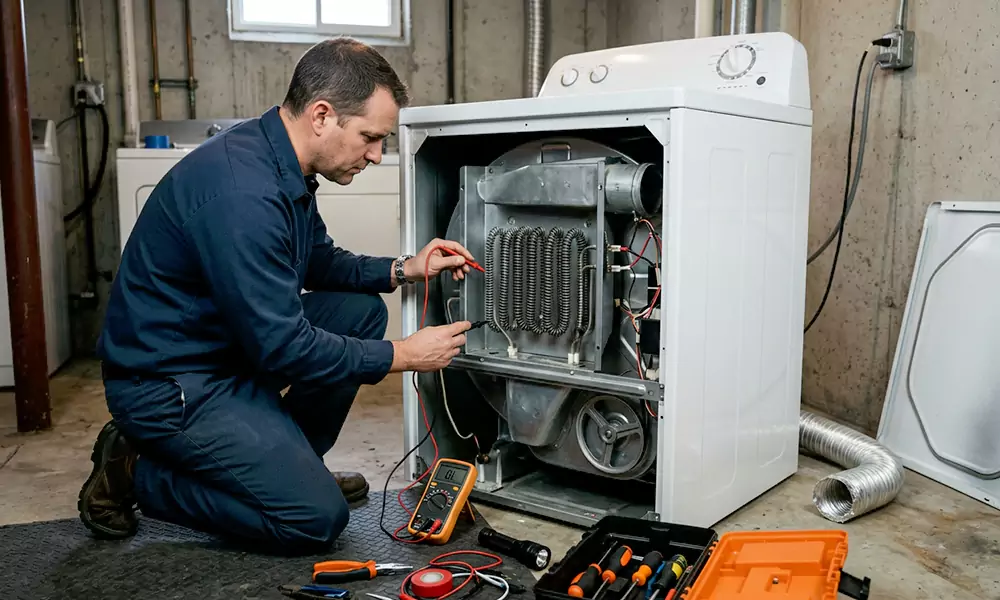 Dryer Not Heating Repair in Agawam, MA