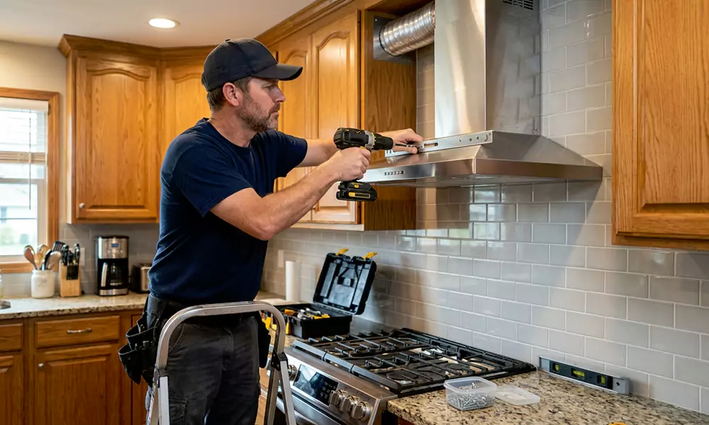 Range Hood Installation in Agawam, MA