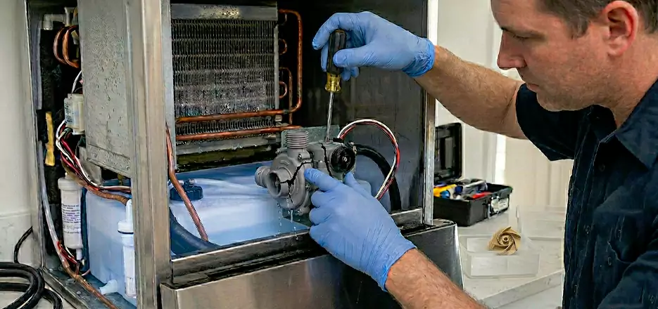 Commercial Ice Maker Water Pump Repair in Agawam