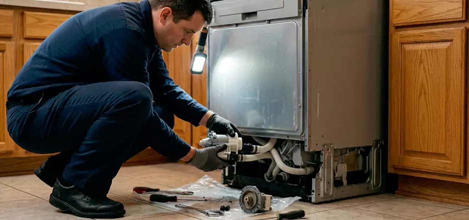 Dishwasher Drain Hose Repair in Agawam