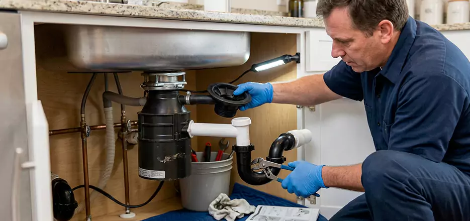 Garbage Disposal Splash Guard and Trap Installation in Agawam