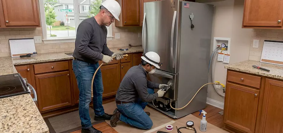 Propane Refrigerator Installation in Agawam